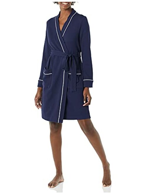 Amazon Essentials Women's Lightweight Waffle Mid-Length Robe