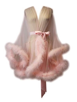 I Dui Bridal Marabou Robe Sexy Feather Bridal Robe Tulle Illusion Long Wedding Scarf New Custom Made …