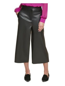 Cropped Wide-Leg Pants