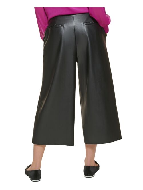 DKNY Cropped Wide-Leg Pants