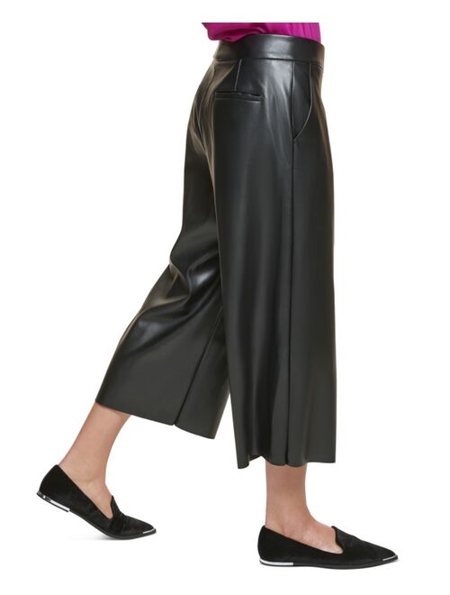 DKNY Cropped Wide-Leg Pants