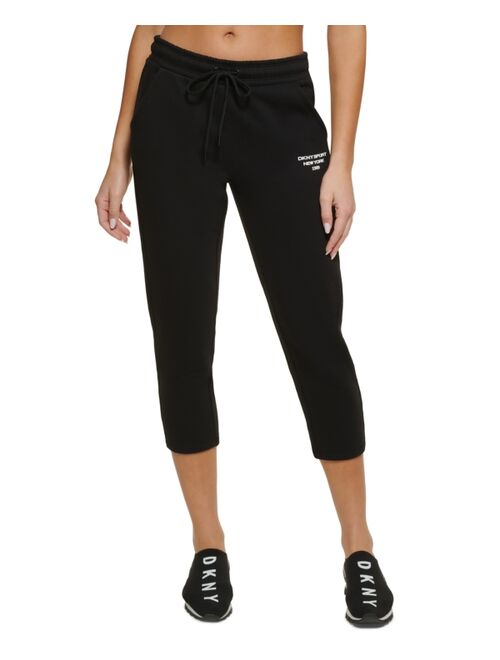 DKNY Sport Cropped Logo Sweatpants