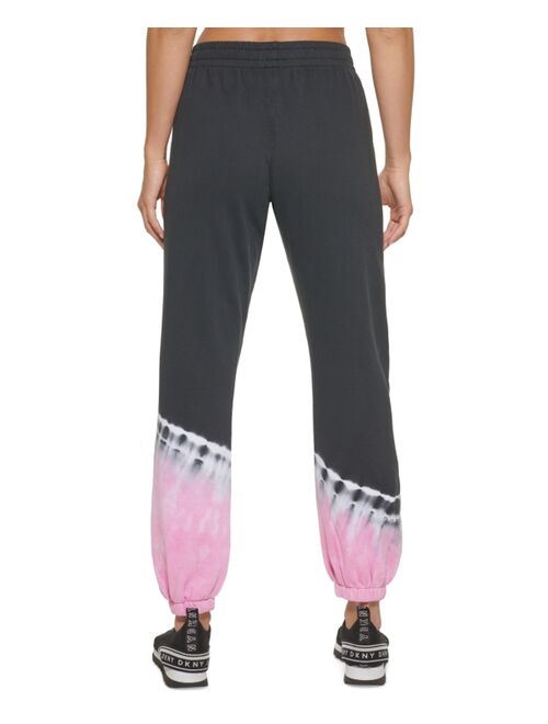 DKNY Sport Tie Dye Cotton Jogging Pants