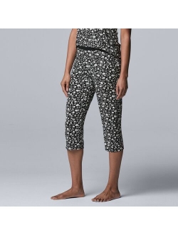 Basic Luxury Pajama Capri Pants
