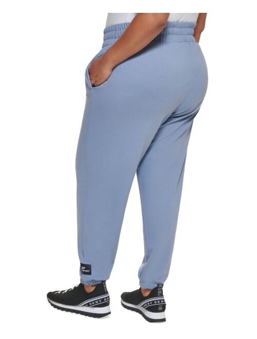 DKNY Sport DKNY Plus Size Embossed-Logo Jogger Pants