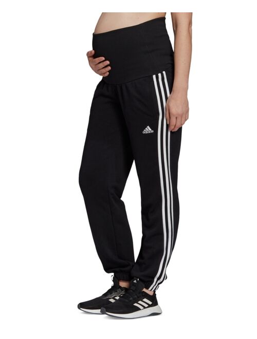 adidas Women's Maternity Three-Stripe Pull-On Pants