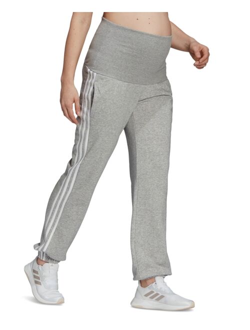 adidas Women's Maternity Three-Stripe Pull-On Pants