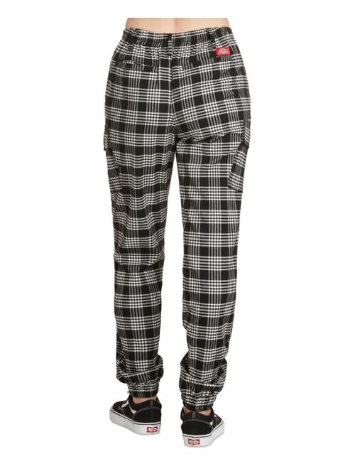 Dickies Juniors' Plaid Cargo Jogger Pants