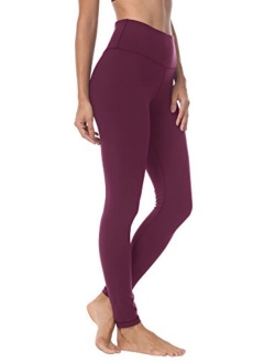 Women Yoga Leggings Tummy Control 3.5-Inch Waist Workout Pants Running Peach Hip 8207