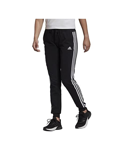 adidas Women's Essentials Single Jersey 3-Stripes Pants