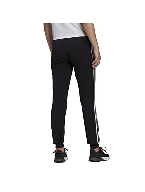 adidas Women's Essentials Single Jersey 3-Stripes Pants