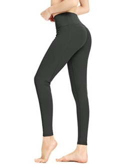 Women 25 Inches Yoga Leggings Sports Mid-Waist Tights 7/8 Length Pants 70824