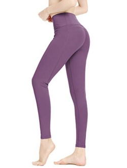 Women 25 Inches Yoga Leggings Sports Mid-Waist Tights 7/8 Length Pants 70824