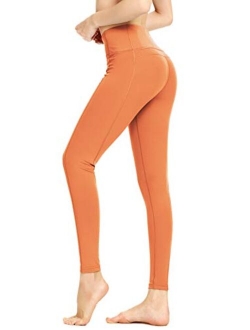 Women 25 Inches Yoga Leggings Sports Mid-Waist Tights 7/8 Length Pants 70824