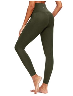 Women Yoga Leggings High Waisted Buttery-Soft 7/8 Length Pants 90826