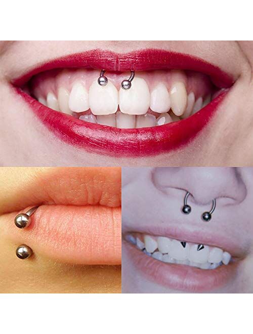 Longita Septum Rings Septum Jewelry 16g 18g Septum Ring Septum Piercing 20g Horseshoe Earring Hoop Lip Ring Silver Black Gold