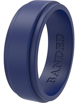 Silicone Wedding Ring for Men and Women, Rubber Wedding Bands