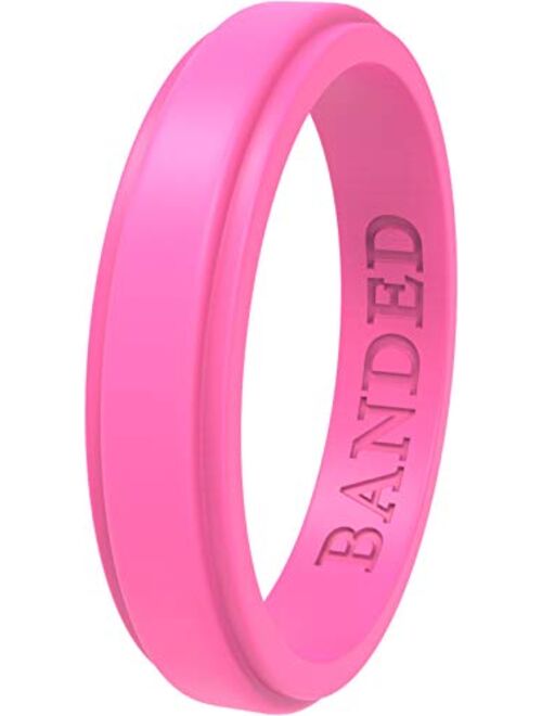 Silicone Wedding Ring for Men and Women, Rubber Wedding Bands