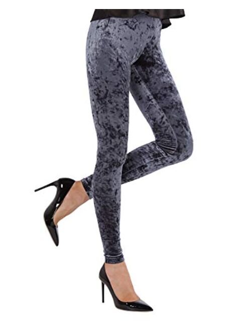 MeMoi Crushed Velvet Leggings