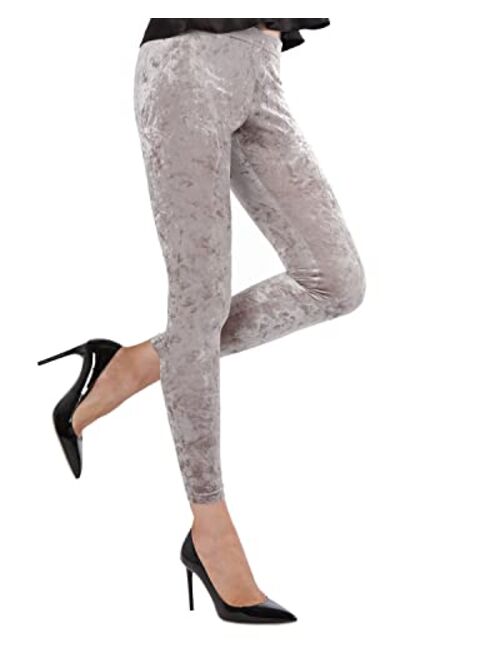 MeMoi Crushed Velvet Leggings