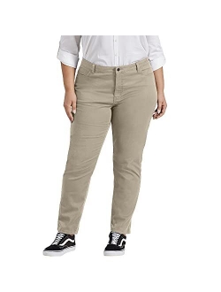 Women's Plus Size Perfect Shape Twill Skinny 4 Pocket Pant