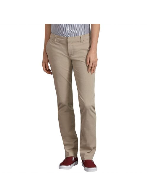 Dickies Women's Perfect Shape Straight Twill Pant