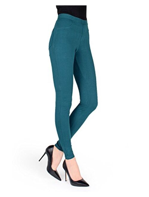 MeMoi Cotton-Blend Leggings