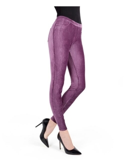 Women's Thin Ribbed Stretch Corduroy Leggings