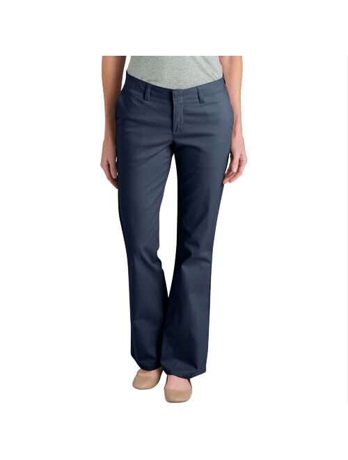 Women's Dickies Slim-Fit Bootcut Twill Pants