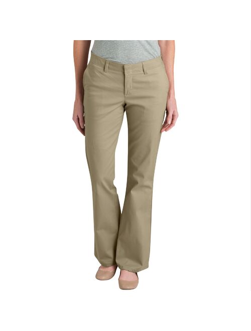 Women's Dickies Slim-Fit Bootcut Twill Pants