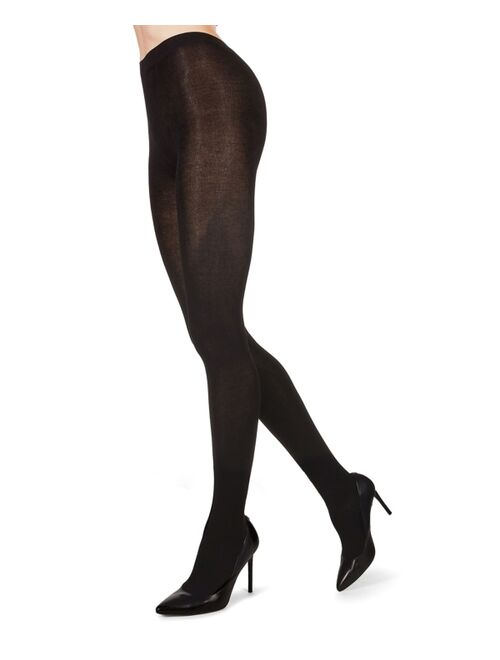 MeMoi Women's Bamboo Blend Flat Knit Opaque Tights