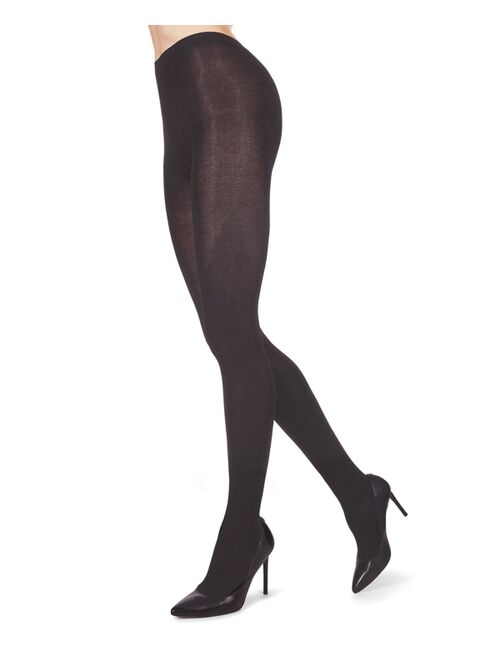 MeMoi Women's Bamboo Blend Flat Knit Opaque Tights