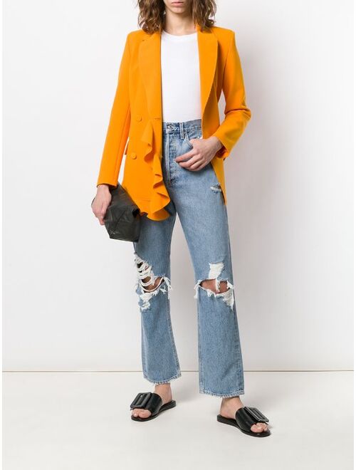 AGOLDE distressed mom jeans