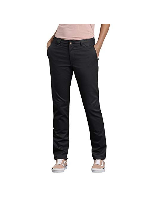 Dickies Women's Double Knee Work Pant with Stretch Twill