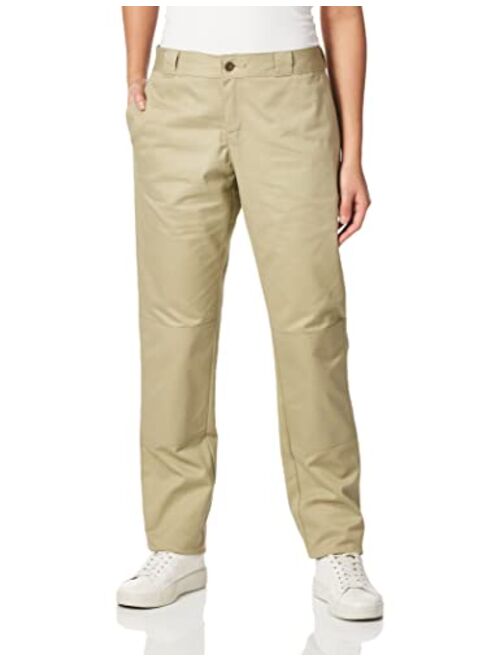 Dickies Women's Double Knee Work Pant with Stretch Twill