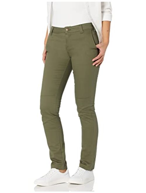 Dickies Women's Double Knee Work Pant with Stretch Twill