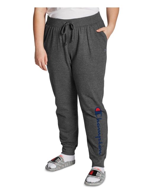 Plus Size Champion® Powerblend Fleece Graphic Joggers