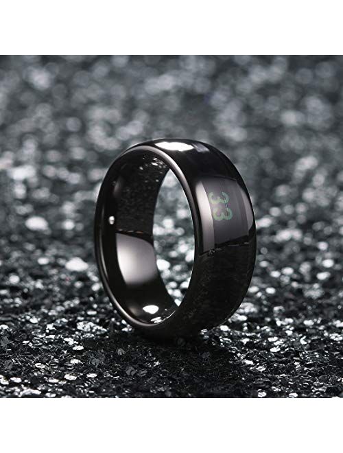 King Will 6mm/8mm Tungsten Carbide Ring for Men Wedding Band for Men Women Engagement Ring Comfort Fit