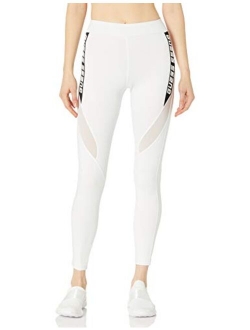 Women's Active Full Length Leggings with Mesh Detail