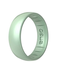 Enso Rings Classic Legend Silicone Ring - Made in The USA - an Ultra Comfortable, Breathable, and Safe Silicone Ring - Men's and Women's Silicone Wedding Ring