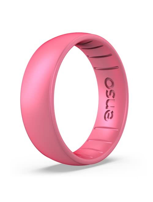 Enso Rings Classic Legend Silicone Ring - Made in The USA - an Ultra Comfortable, Breathable, and Safe Silicone Ring - Men's and Women's Silicone Wedding Ring