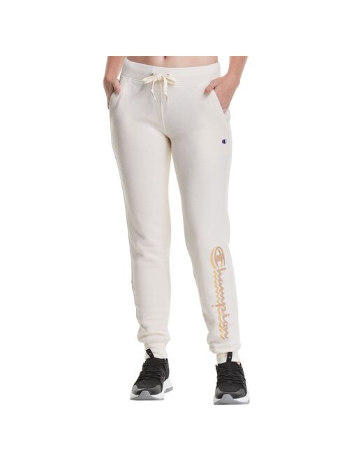 Women's Champion® Powerblend Fleece Graphic Joggers