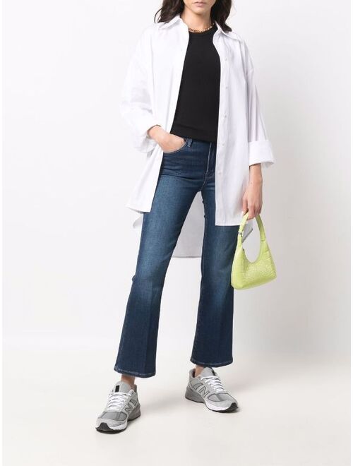 FRAME mid-rise flared jeans