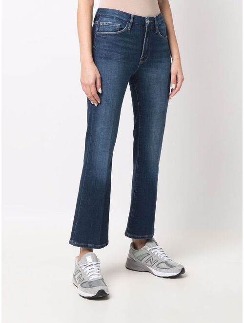 FRAME mid-rise flared jeans