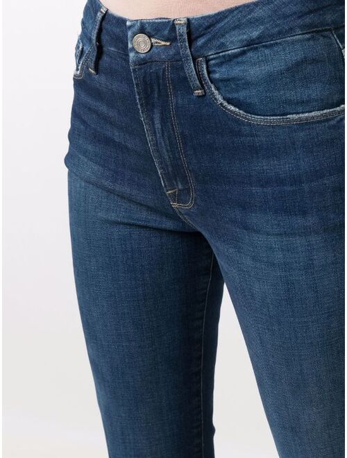 FRAME mid-rise flared jeans