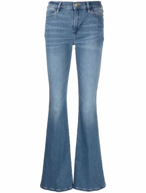 FRAME high-waisted flared jeans