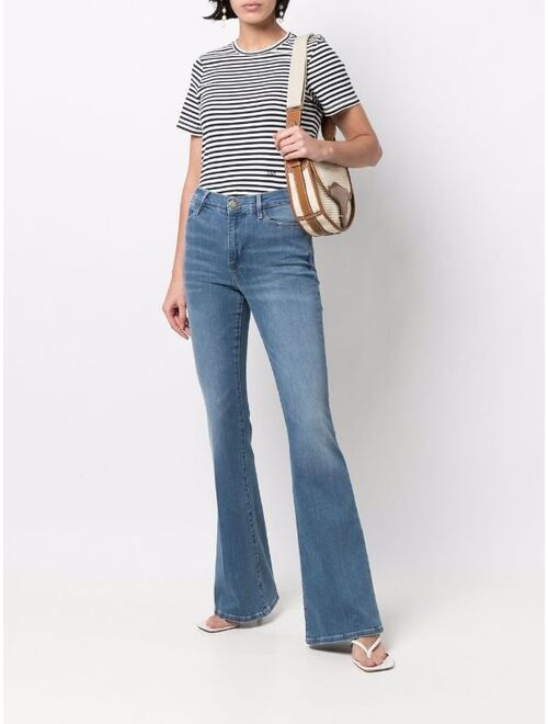 FRAME high-waisted flared jeans