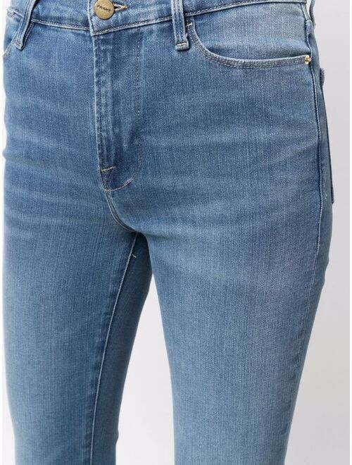 FRAME high-waisted flared jeans