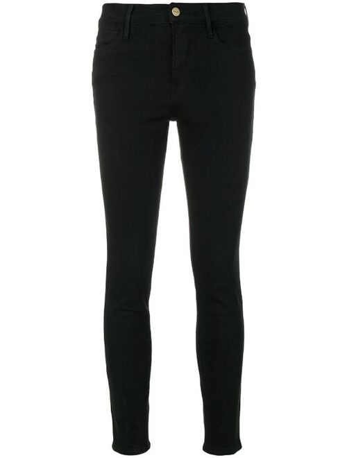 FRAME high rise skinny jeans