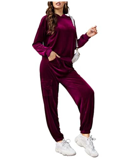 Buy Hotouch Summer Tracksuit Outfits Womens 2 Piece lightweight ...